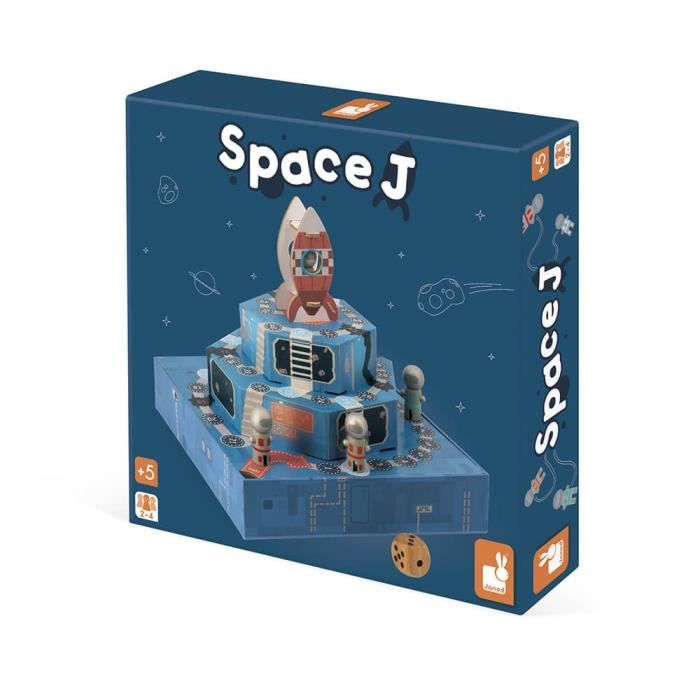 Jeu de Société Enfant JANOD Space J - Thème de l'Espace - Produit FSC - Dès 5  Ans - Cdiscount Jeux - Jouets