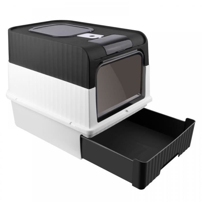 Meilleurs prix pour Bac à litière pour chat - JEOBEST - Maison de toilette fermée - Plastique PP sans BPA - Pelle incluse