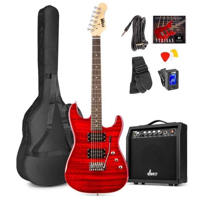 Pack Guitare Électrique MAX Superstrat : Le Kit Complet pour Débutants à 159.90 €