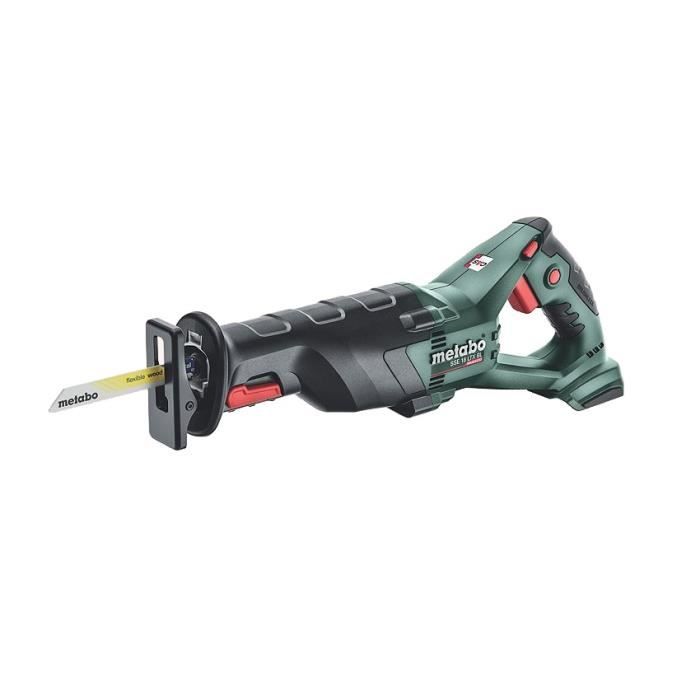 Scie sabre SSE 18 LTX BL 18 V (sans batterie ni chargeur) en coffret metaBox - METABO - 602267840