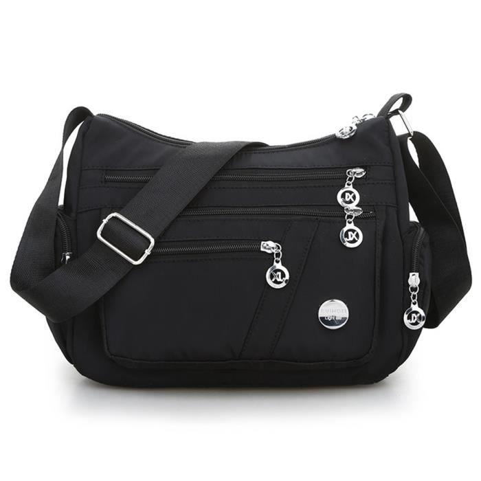 Sac à Main Femme-Sac à Bandoulière Femme-Sac en Tissu Oxford