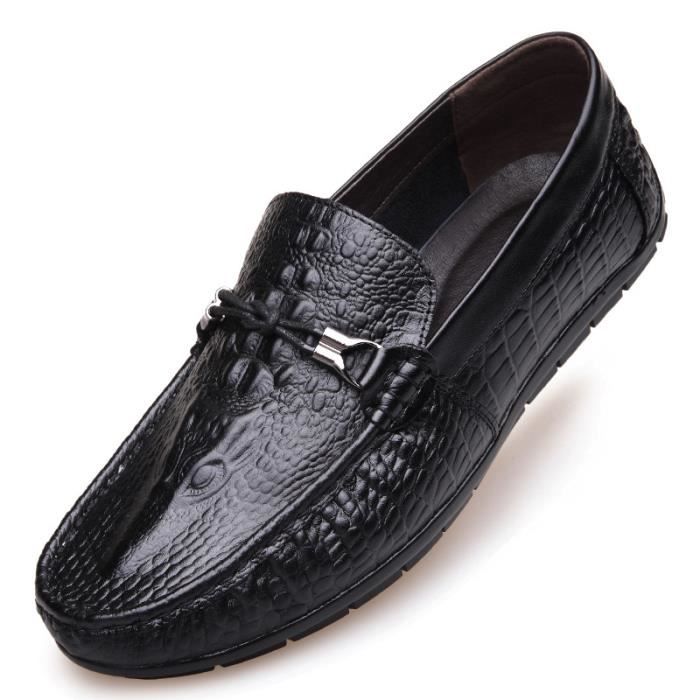 Mocassins Homme En Cuir Souple - Confortables, Antidérapants - Idéals Conduite & Marche