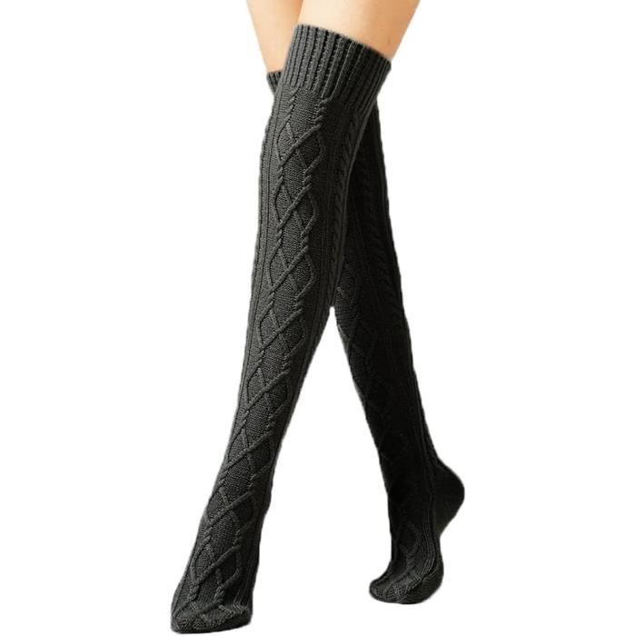 Longue chaussette noir hotsell