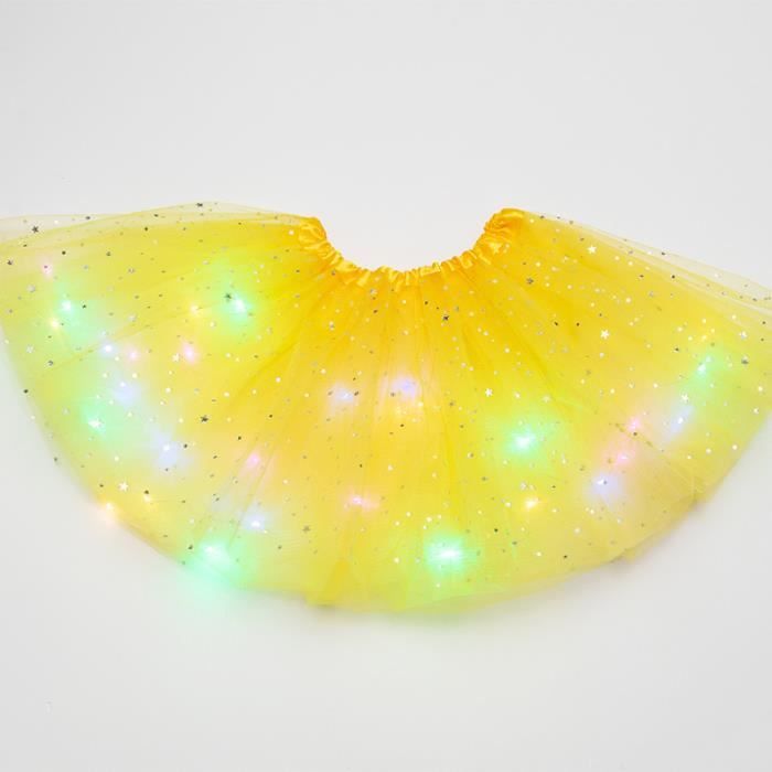 Kefiyis Tutu lumineux à DEL pour femme - Jupe tutu pour adulte et adolescente - Pour ballet et fête d'Halloween, Marron (avec doublure), Taille unique Kefiyis Tutu lumineux à DEL pour femme - Jupe tutu pour adulte et adolescente - Pour ballet et fête d'Halloween, Marron (avec doublure), Taille unique