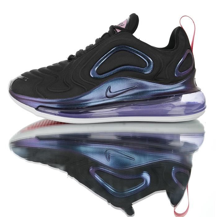 البرغل الاسمر Nike Baskets Air Max 720 Chaussures de Course femme Noir violet ... البرغل الاسمر