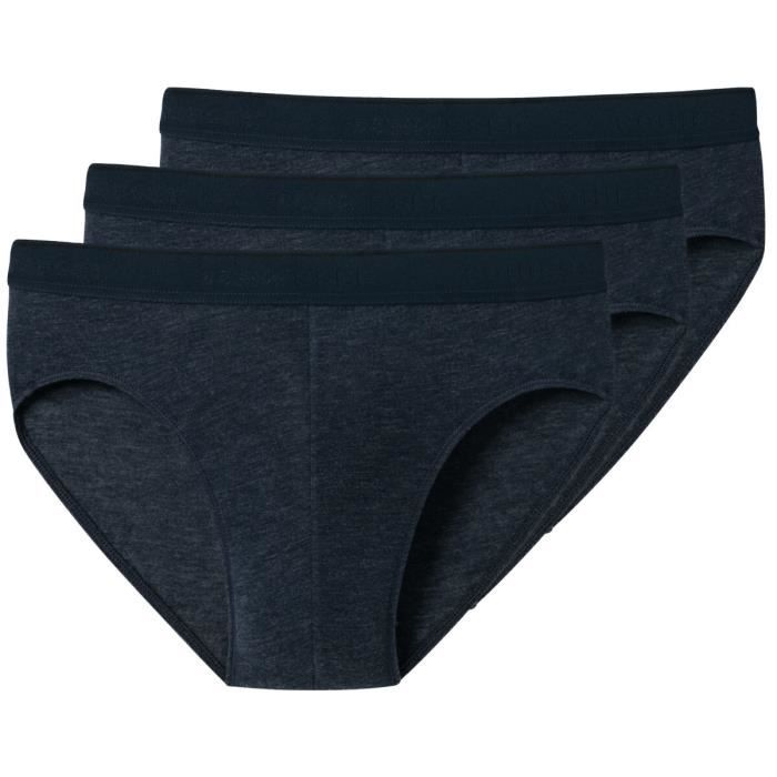 Schiesser Slips Hommes Personal Fit lot de 3 Bleu foncé Cdiscount