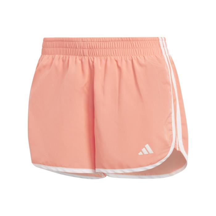 Short de course adidas Marathon 20 Rose Femme Respirant