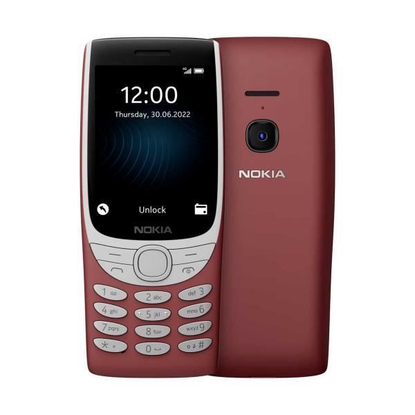 Mobile NOKIA 8210 couleur Rouge basique / senior avec écran VGA 2,8\