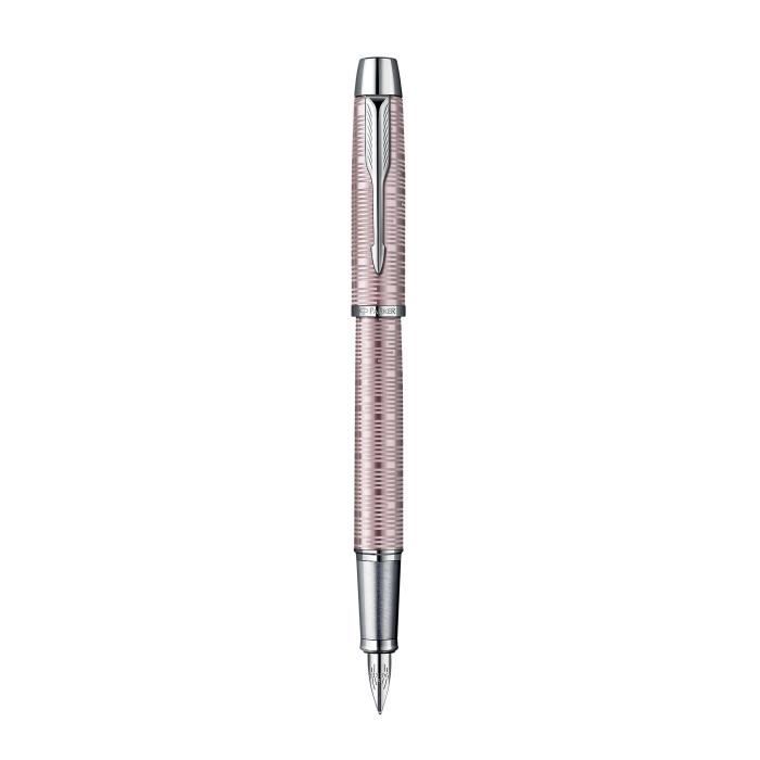 Parker IM Premium stylo plume, Métallique rose perle, plume fine, attributs  chromés - Cdiscount Beaux-Arts et Loisirs créatifs