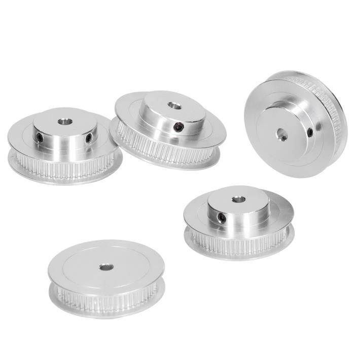 Lot de 7 poulies en plastique pour de nombreuses applications - Poulie en plastique stable - Roue de ceinture pour modélisme à faire soi-même