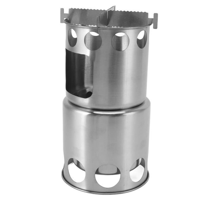 Réchaud à Bois Portable XiXiRan – Mini Barbecue De Camping Pour 1-2 Personnes – Poêle à Bois Pliable