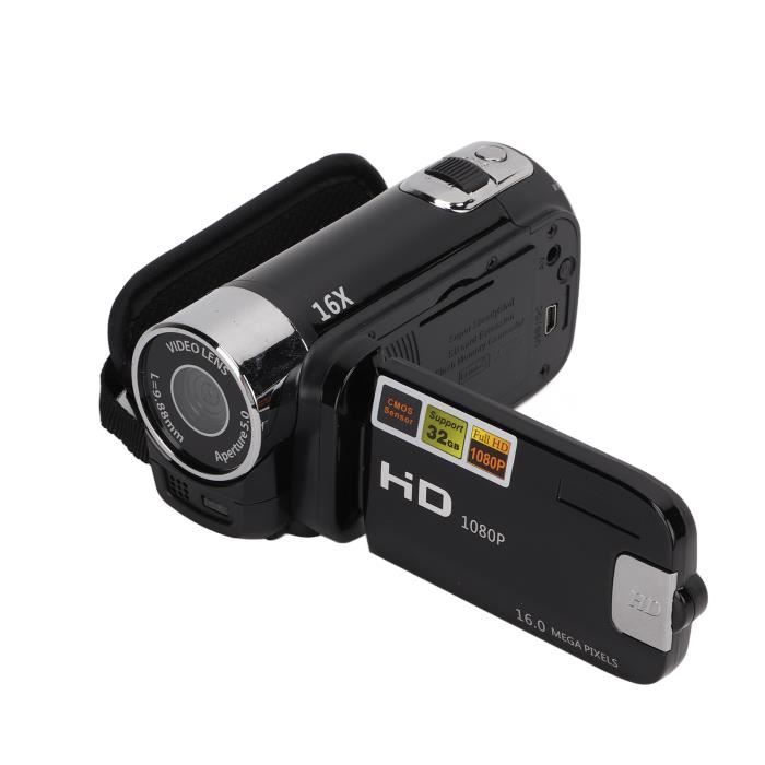 Caméscope HD 1080P, Caméra Vidéo 16MP, Caméra De Vlogging