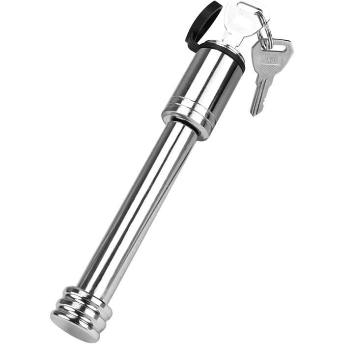 Antivol Remorque ALKO Haute Sécurité - Compatible AK130/160, AKS1300/2004/3004 - Cadenas Avec 3 Clés, Couleur Jaune Alerte