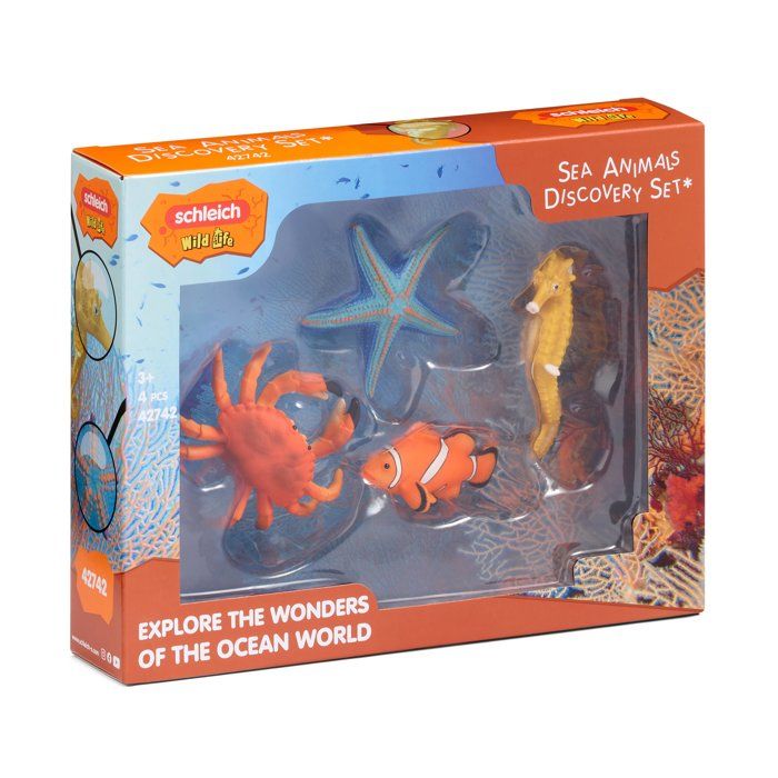 Set de figurines SCHLEICH 42742 Animaux Marins Wild Life 4 pièces Dès - vue 1