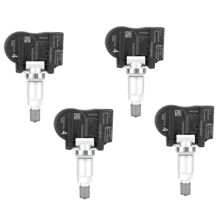 4 Capteurs TPMS Pression Pneus 7PP907275F - Compatible Porsche 991 997, Audi A6 A8 Q7 R8