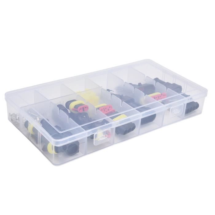 Kit De Connecteurs Deutsch DT 96 Pièces - Automobile étanche - Prises 2 à 12 Voies - Kazura