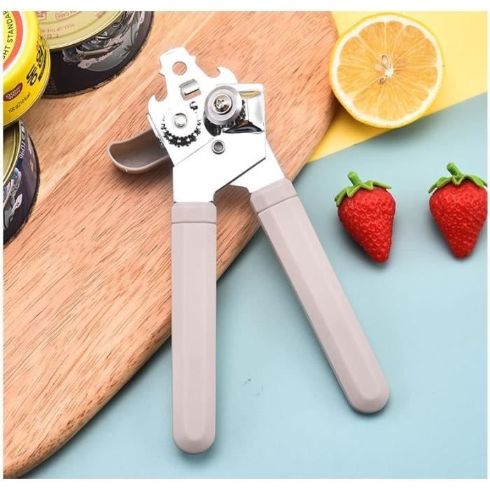 Ouvre-boîtes 7 En 1 Candora - Pour Bocaux, Bouteilles, Canettes - Multifonction Blanc/vert