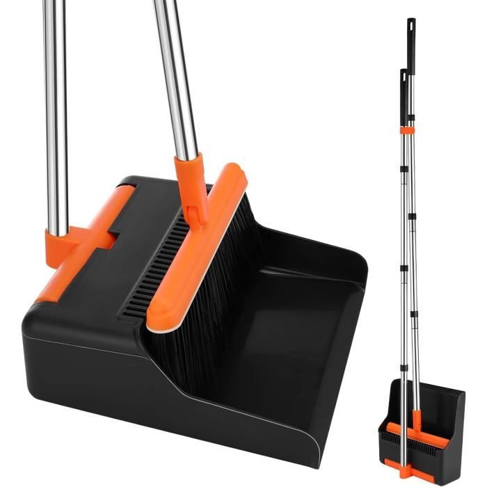 Mini Balai Et Pelle De Bureau Ensemble Balai Et Pelle à Poussière Pour Nettoyage De Table Comptoir Clavier Gris Blanc