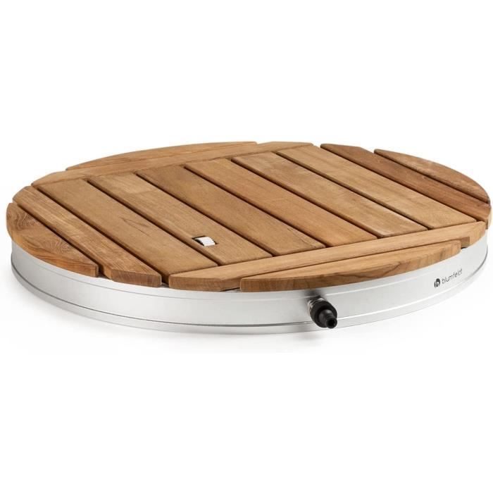 Blumfeldt Cool Breeze Douche de Jardin, Douche de Camping, WPC, Alm