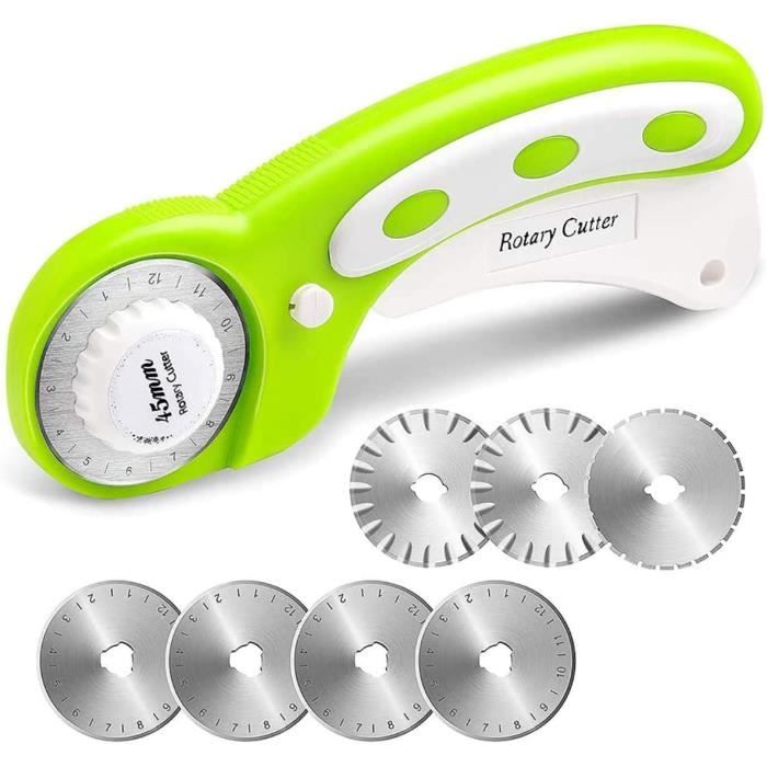 Cutter Rotatif Perforé - Outil De Découpe Pour Papier, Carton, Stratifié, Mousse EVA, DIY Et Scrapbooking