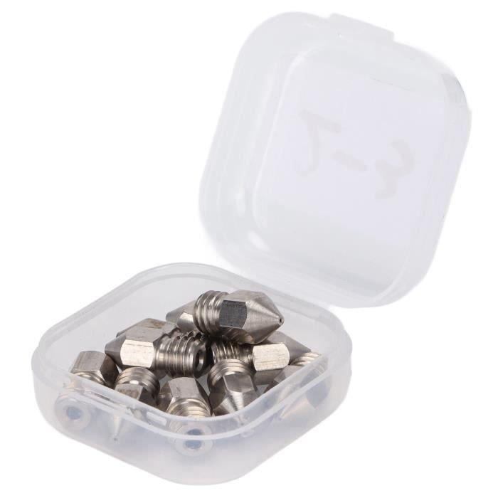 25 Buses Imprimante 3D MK8 - 0.4mm - Compatible Creality Ender 3/5, CR-10 - Avec Boîte