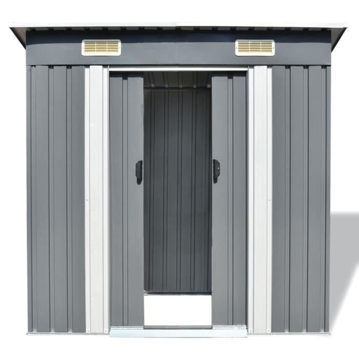 COC Structures extérieuresCabanesabris de jardin Métal Gris 9375306505742 Cdiscount Jardin