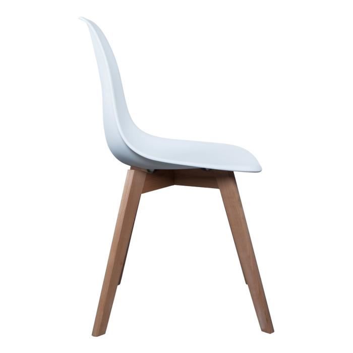 chaise scandinave - blanc