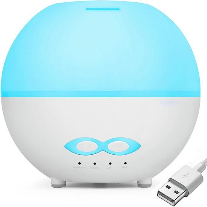 Climatiseur Personnel USB Avec Humidificateur, Minuterie Et éclairage