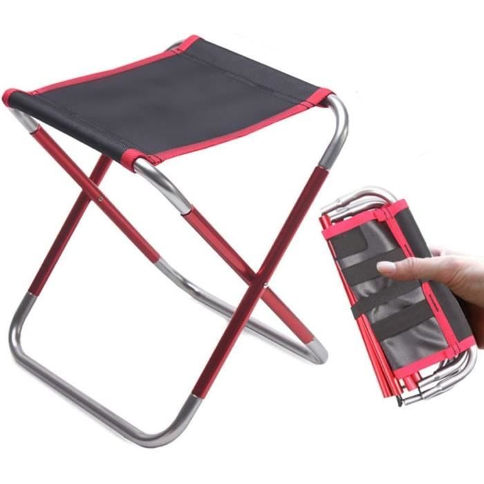 Tabouret Pliant Camping Léger - Siège Portable Pour Pêche, BBQ Et Voyages