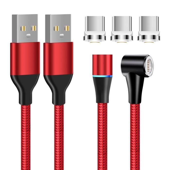 Câble USB Magnétique 2 Broches Double Connexion Pour Lunettes Bluetooth - Neuf