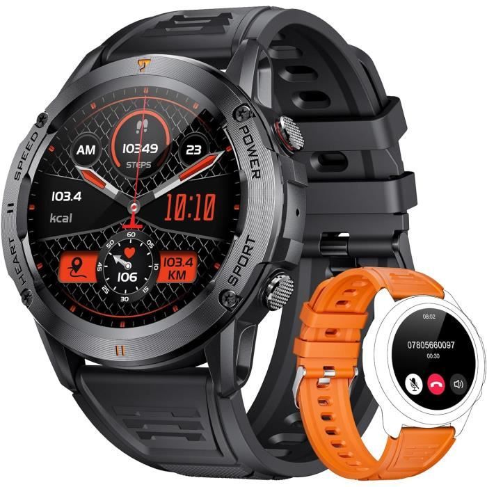 Montre connectée GENERIQUE Montre Connectée Homme Femmes Enfant Montre sport Etanche IP68 pour iPhone Samsung Huawei Android iOS-Rose