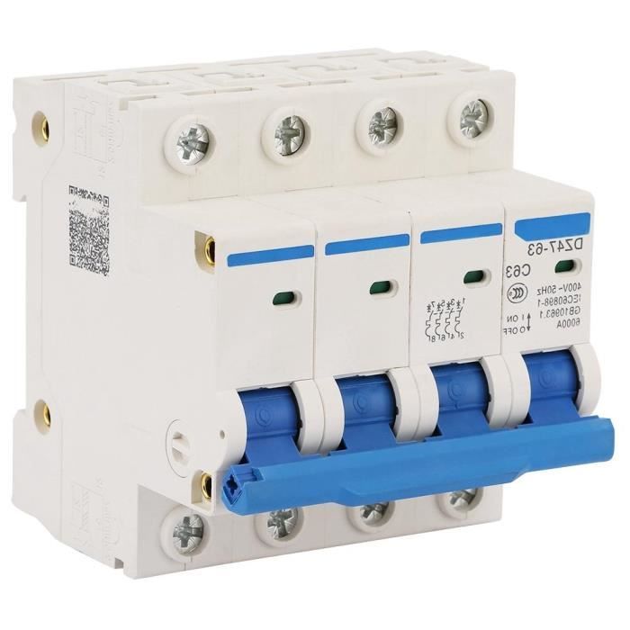 Dacvgog Disjoncteur Différentiel RCCB 2P 16A 10mA - Protection Sûre Pour Installation Électrique