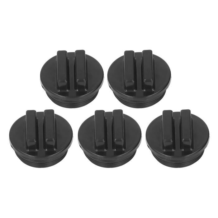 Yosoo Health Gear Bouchon De Refroidissement Par Eau, 5 Pièces En Laiton G1/4 Bouchon De Bouchon