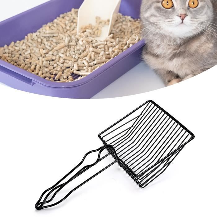 Comparer les prix de Pelle à litière pour chat - Vvikizy - Acier inoxydable - Grande taille - Ergonomique - Facile à nettoyer