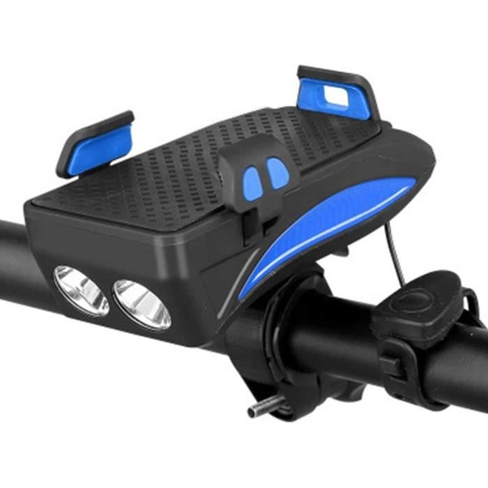 Support de Guidon de Vélo Double Extension de Guidon de Vélo Support de Fibre de Carbone Lampe Support de Téléphone Support en Alliage d'Aluminium Pince Accessoires de Vélo pour Tenir Lampe de