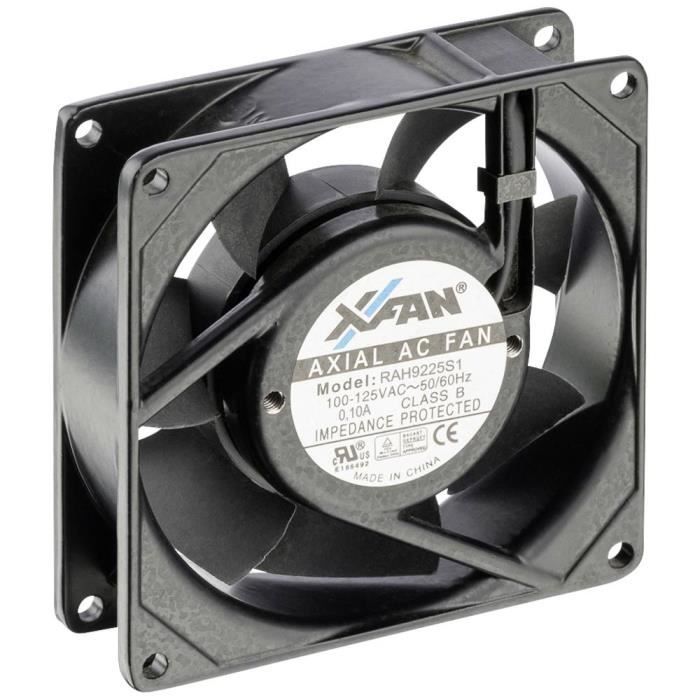 Ventilateur axial - X-FAN - RAH9225S1 - 34 m³/h - 92 x 92 x 25 mm - X Fan