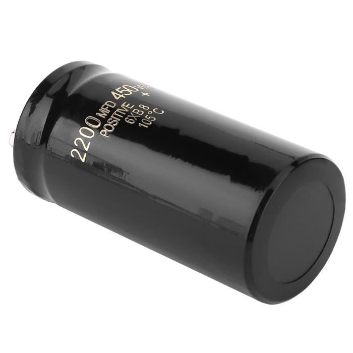 Condensateurs électrolytiques Boulon 400V/450V - Capacités 2200µF à 6800µF - Pour Amplis Audio, Alimentations