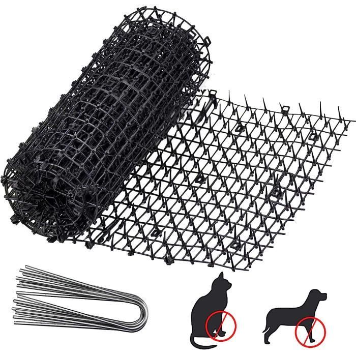 Meilleurs prix pour Tapis Anti-Chat avec Pointes Chien Chat Scat Spike Mat Grille,YSTP avec 8 Piquets en Métal pour Canapé Murs Intérieur Extérieur