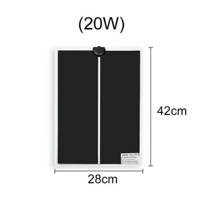 Comparer les prix de CD42834-Tapis chauffant pour animaux de compagnie. Terrarium pour Reptiles. régulateur de température réglable. incubateur. access