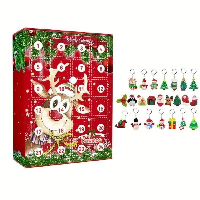 ZGEER Cadeau de calendrier de lavent de Nol cadeau de Nol dlan cadeau cratif portecls