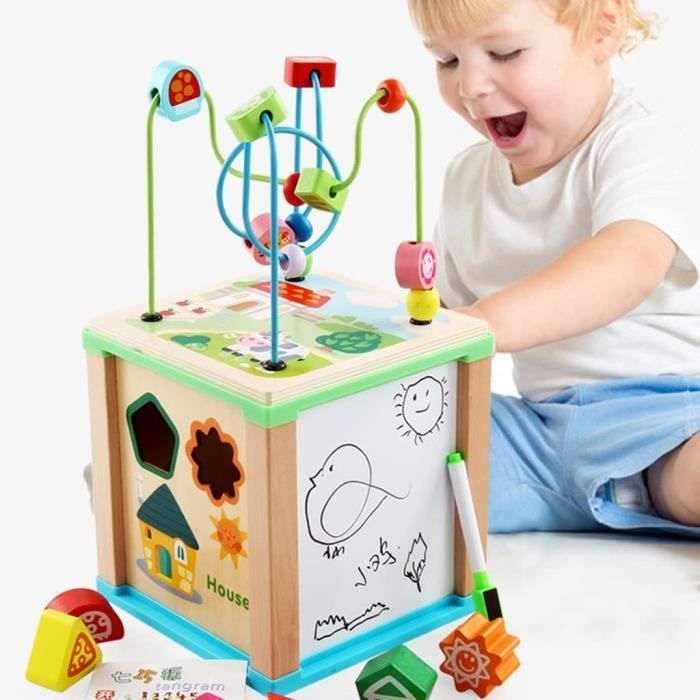 Royouzi Montessori Jouet Sensoriel éducatif Pour Bébé à Partir De 1 2 3 Ans Jouet Sensoriel Educatif Pour Bebe Garcon Et F Amz B