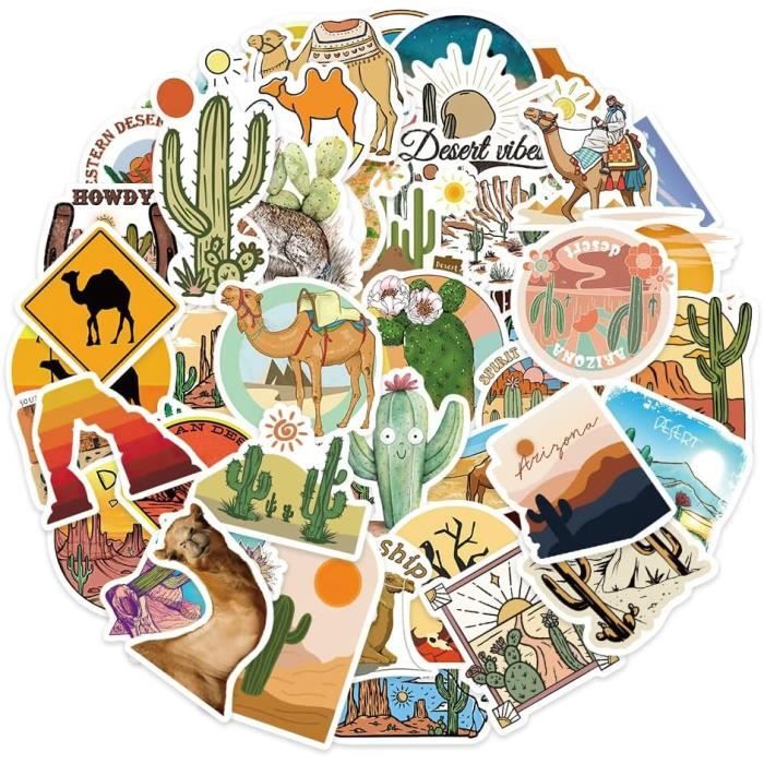 Lot De 50 Autocollants Vache En Vinyle Imperméables – 6 à 8 Cm, Pour Ordinateur, Skateboard, Scrapbooking
