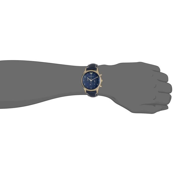 Emporio Armani Montre Homme AR1862 Achat vente montre Mixte Adulte Cuir Cdiscount