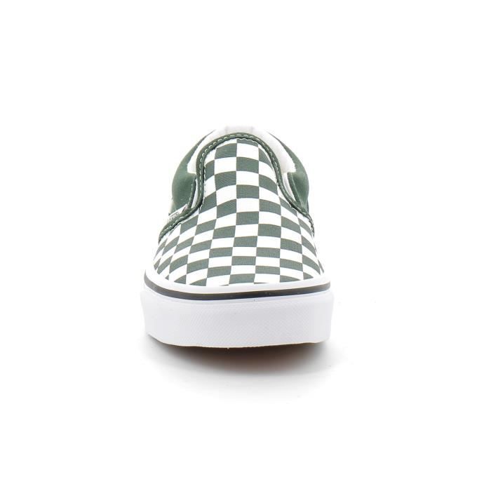 Chaussures enfant CLASSIC SLIP ON Vert Blanc Vert blanc Cdiscount