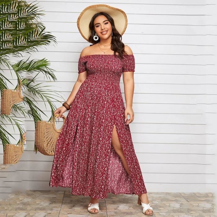 Robe soleil taille plus sales