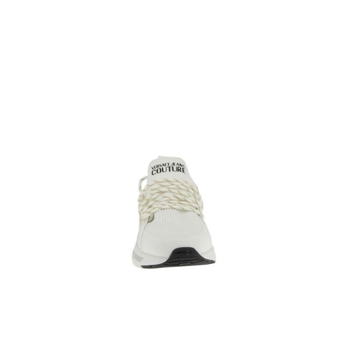 Basket Versace femme 74VA3SA8 Blanc Pointure 36 VERSACE JEANS COUTURE Textile Blanc Cdiscount Chaussures