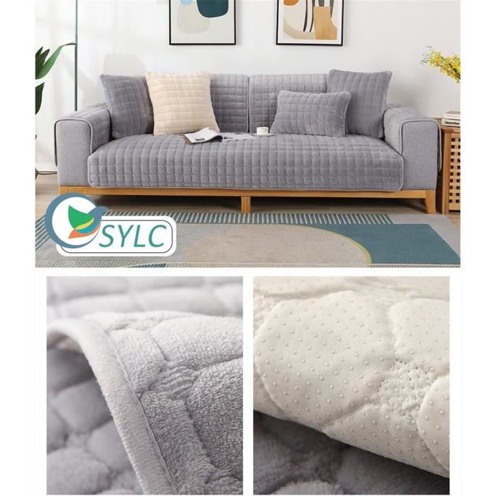 Shanna Housse De Canapé Épais 1/2/3/4 Places En Forme De L, Couvre