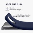 Coque Silicone pour Samsung S20 FE Protection Antichoc Slim Léger Bleu Marine-2