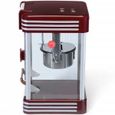 Jago® Machine à Popcorn - 60L/h, 200g/10min, avec un Pot en Acier Inoxydable, Look Retro - Machine à Maïs Soufflé, Popcorn Maker-2