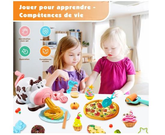 Mitama Happy Bag Funny Doo, Pâtes à Modeler, Boîte De Jeu Avec Formes